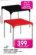 Sal Venice Cafe Table-80cm x 80cm Each