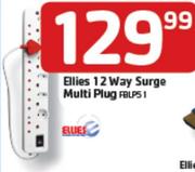 Ellies 12 Way Surge Multi Plug