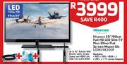 Hisense 39" FHD LED Slim TV+ Ellies Flat Screen Mount Kit(LEDN39K300P)