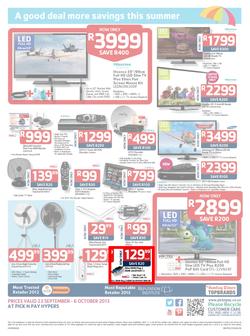 Pick N Pay Hyper : Summer Savings From SA's Favourite Supermarket*(23 Sep - 6 Oct 2013), page 16