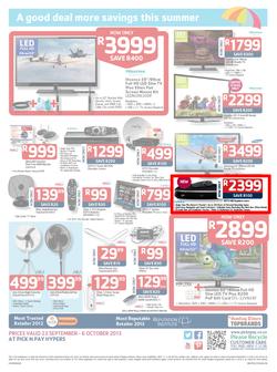 Pick N Pay Hyper : Summer Savings From SA's Favourite Supermarket*(23 Sep - 6 Oct 2013), page 16