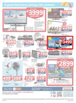 Pick N Pay Hyper : Summer Savings From SA's Favourite Supermarket*(23 Sep - 6 Oct 2013), page 16