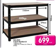 Geelong 3 Shelf Workbench Each