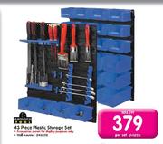 Armoor Tool 43 Piece Plastic Storage Set-Per Set