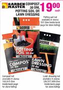 Garden Master Compost 30 DM, Potting Soil Or Lawn Dressing-Each