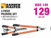 Garden Master 3 Piece Pruning Set-Per Set