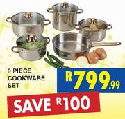 9 Piece Cookware Set
