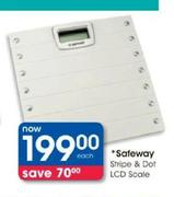 Safeway Stripe & Dot LCD Scale Each