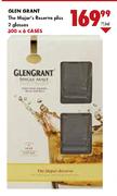 Glen Grant The Major's Reserve Plus 2 Glasses-750ml