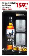 The Black Grouse Scotch Whisky Plus 2 Glasses-750ml