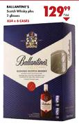 Ballantine's Scotch Whisky Plus 2 Glasses-750ml