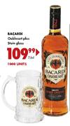 Bacardi Oakheart Plus Stein Glass-750ml