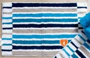 Multi Stripe Loop Bathmat