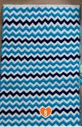 Cotton Zig Zag Bathmat