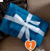 2 pack Embellished Towel Set