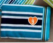 Turquoise Jacquard Bath Towel