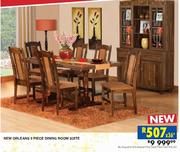 New Orleans 9 Piece Dining Room Suite