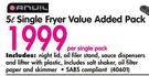 Anuil 5L Single Fryer Value Added Pack