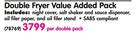 Anuil Double Fryer Value Added Pack