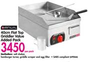 Anuil 40cm Flat Top Griddler Value Added Pack