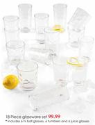 18 Piece Glasseware Set