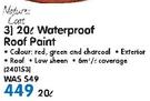 Nature's Coat 20L Waterproof Roof Paint