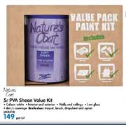 Nature's Coat 5L PVA Sheen Value Kit-Per Kit