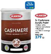 Plascon 5L Cashmere Acrylic Paint Acrylic Paint