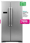 Hisense 730Ltr Stainless Steel Side-By-Side Fridge Freezer H730SS