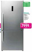  Hisense 610Ltr Silver Combi Fridge/Freezer H610BS