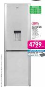 Defy 367Ltr Metallic Combi Fridge Freezer With Water Dispenser DAC513
