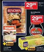 Renown Pork Bangers-750g+Free Smash-104g