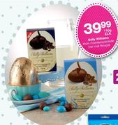 Sally Williams Melk/Donkersjokoladeeier Met Nougat-110g Elk
