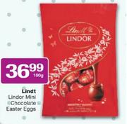 Lindt Lindor Mini Chocolate Easter Eggs-100g
