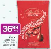Lindt Lindor Mini Chocolate Easter Eggs-100gm