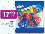 Tibi Milk Chocolate Eggs-72gm