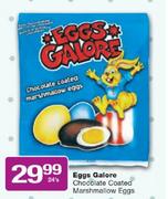 Eggs Galore Chocolate Coated Marshmallow Eggs-24's