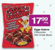 Eggs Galore Chocolate Hot Cross Buns-200g