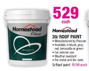Homestead 20L Roof Paint-Each