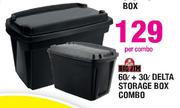 Big Jim 60L + 30L Delta Storage Box Combo