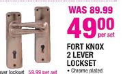 Fort Knox 2 Lever Lockset-Per Set