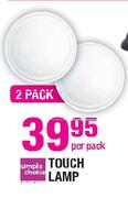 Simple Choice 2 Pack Touch Lamp-Per Pack