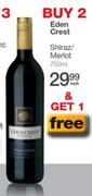Eden Crest Shiraz/Merlot-750ml Each