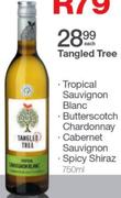 Tangled Tree Tropical Sauvignon Blanc,Butterscotch Chardonnay,Cabernet Sauvignon,Spicy Shiraz-750ml 