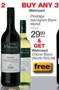 Welmoed Pinotage,Sauvignon Blanc Or Merlot-750ml Each