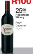 Robertsons Winery Ruby Cabernet-750ml Each