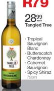 Tangled Tree Tropical Sauvignon Blanc/Butter Scotch Chardonnay/Cabernet SauvignonOr Spicy Shiraz-750