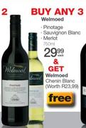 Welmoed Pinotage/Sauvignon Blanc Or Merlot-750ml Each