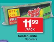 Scotch-Brite Scourers-Per Pack