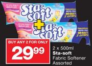 Sta-Soft Fabric Softener Assorted-2x500ml